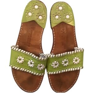 Stephen Bonanno Green Sandals Palm Beach Shoes